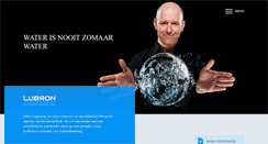 Desktop Screenshot of lubronwaterbehandeling.nl