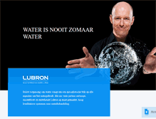 Tablet Screenshot of lubronwaterbehandeling.nl